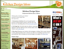 Tablet Screenshot of kitchen-design-ideas.org